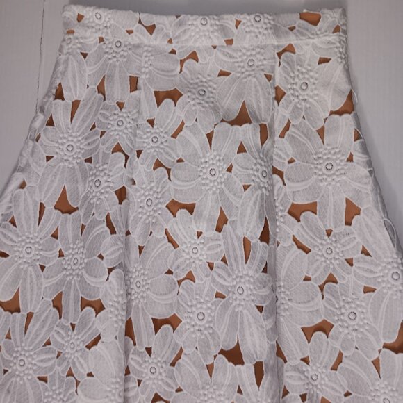 MICHAEL MICHAEL KORS FLORAL PRINT SKIRT - Picture 1 of 14